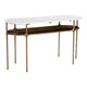 Bild Console Table White & Brass