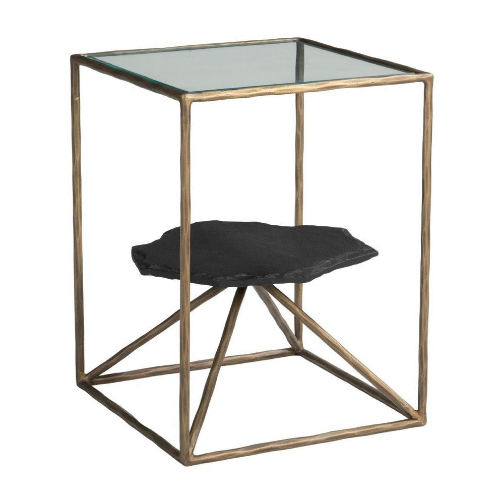 Ranol Side Table Brass