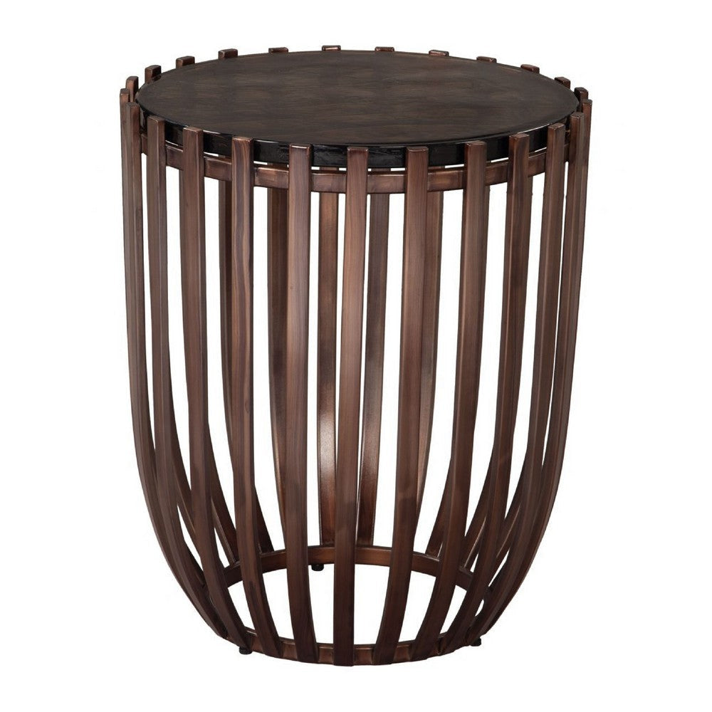 Kafig Side Table Bronze
