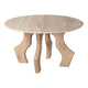 Eda Coffee Table White & Natural