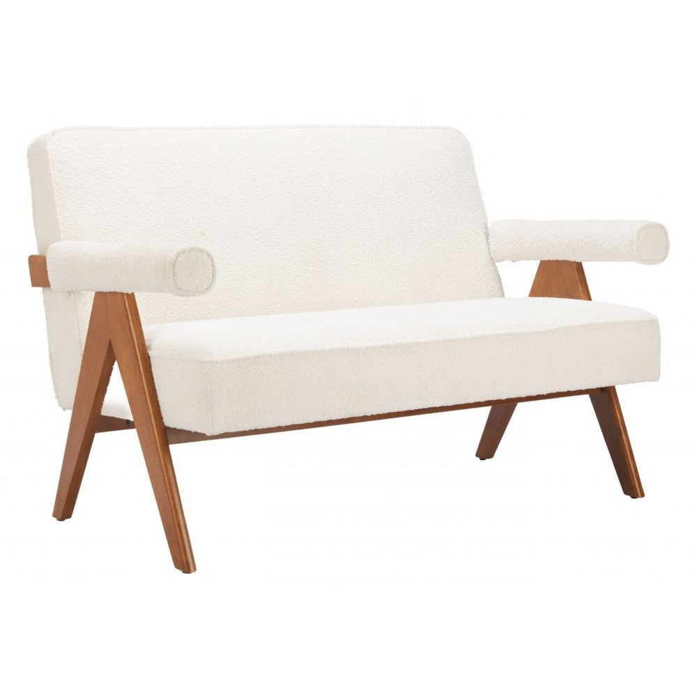 Encanto Loveseat Ivory