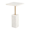 Naht Side Table White