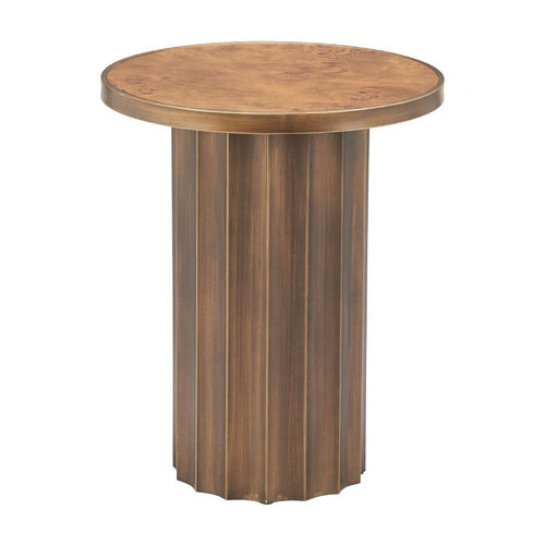 Afinato Side Table Brown