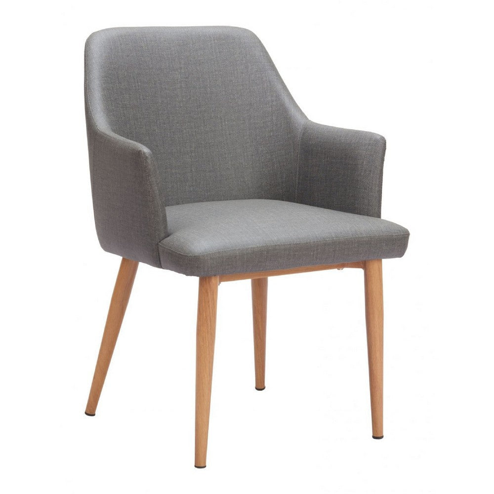 Wisom Dining Chair (Set of 2) Gray