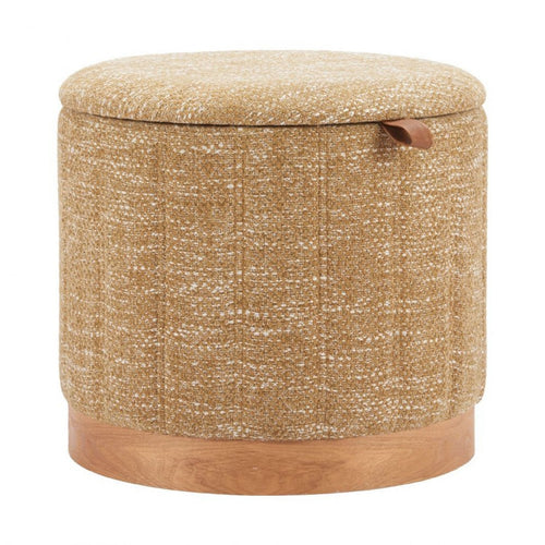 Fije Storage Ottoman Oat Yellow
