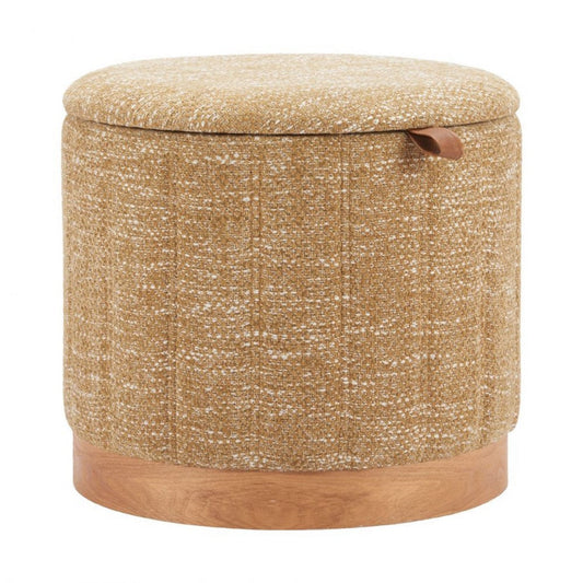 Fije Storage Ottoman Oat Yellow