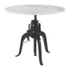 Mufid Bistro Table White & Black
