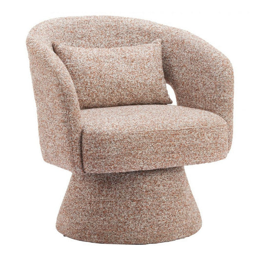 Liva Swivel Chair Frosty Brown