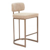 Velar Counter Stool (Set of 2) Beige