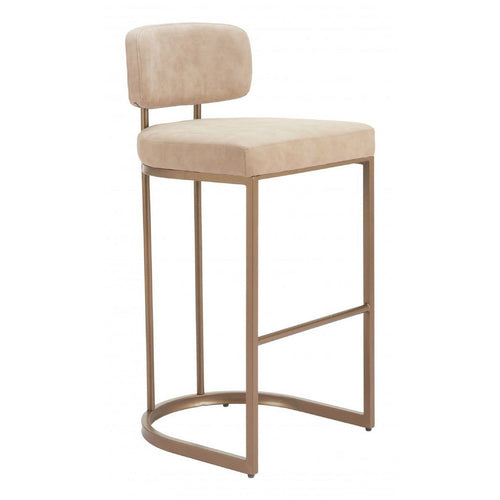 Velar Barstool (Set of 2) Beige