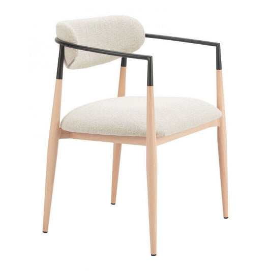 Equinox Dining Chair (Set of 2) Oyster Gray & Natural