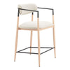 Equinox Counter Stool Oyster Gray & Natural