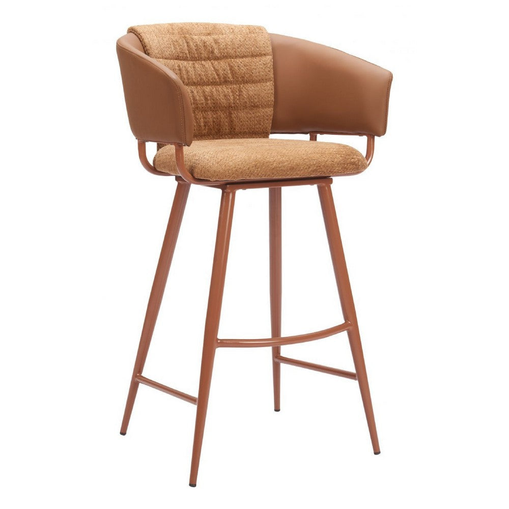 Juno Barstool (Set of 2) Brown