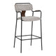 Couva Barstool (Set of 2) Gray Tweed