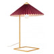 Charo Table Lamp Red & Gold