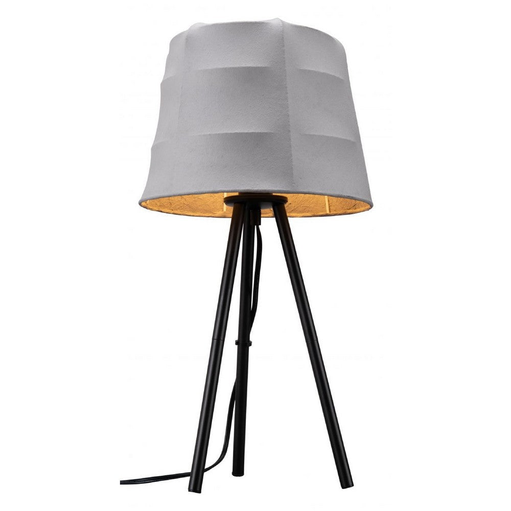 Mozzi Table Lamp Gray & Black