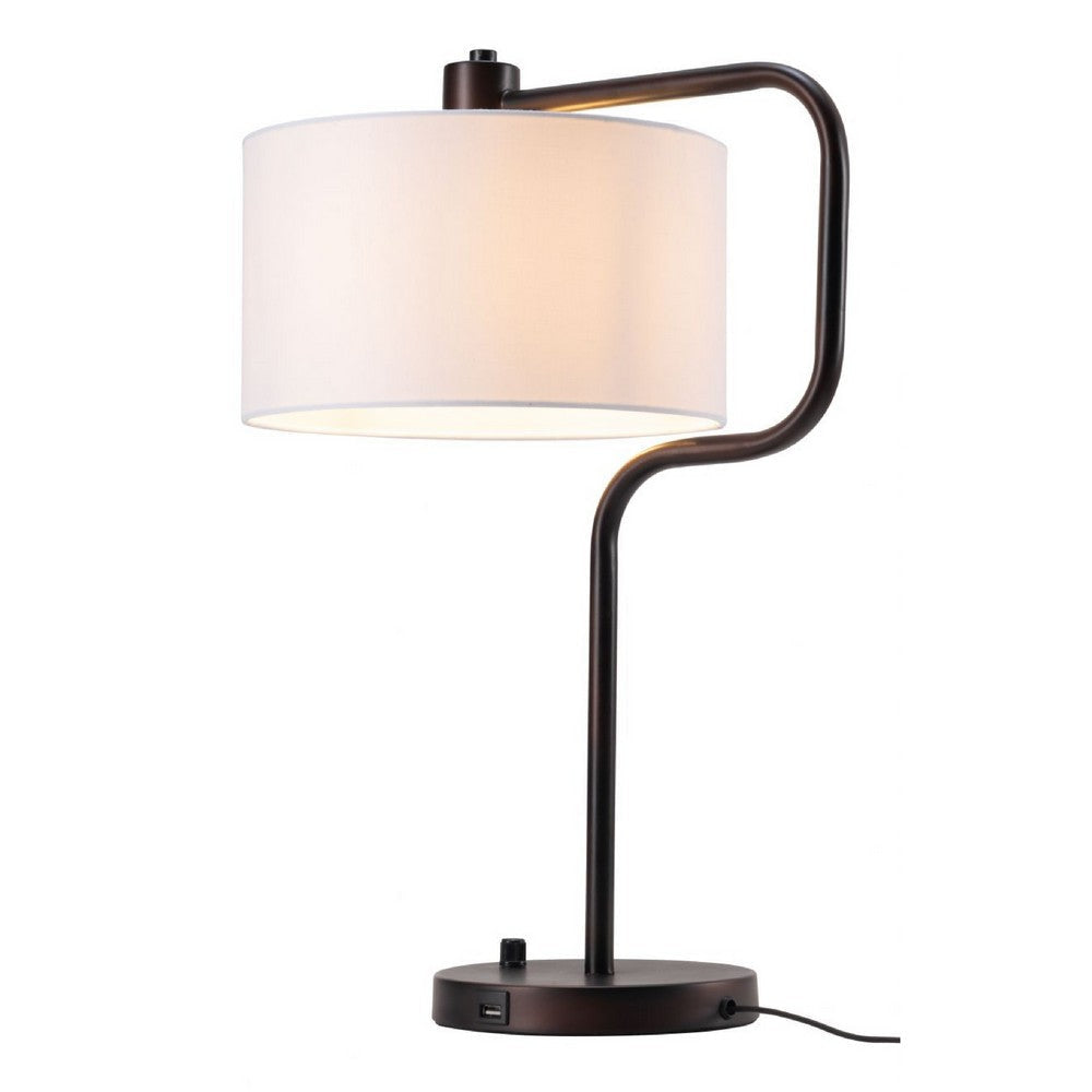 Middlemist Table Lamp White
