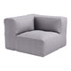 Luanda Corner Chair Gray
