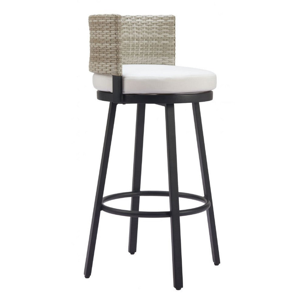 Midnight Wave Barstool White