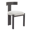 Tiana Dining Chair Black & Beige