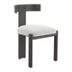 Tiana Dining Chair Black & Beige