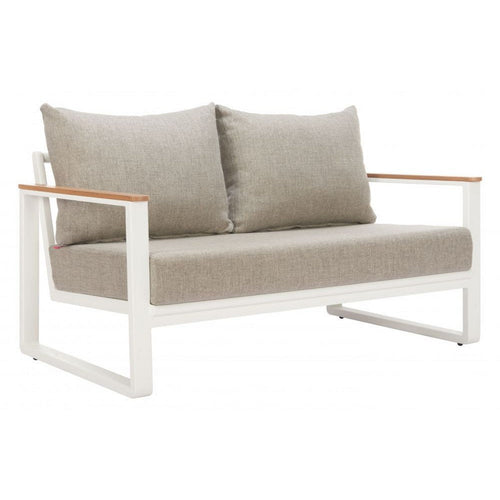 Welt Sofa Taupe & White