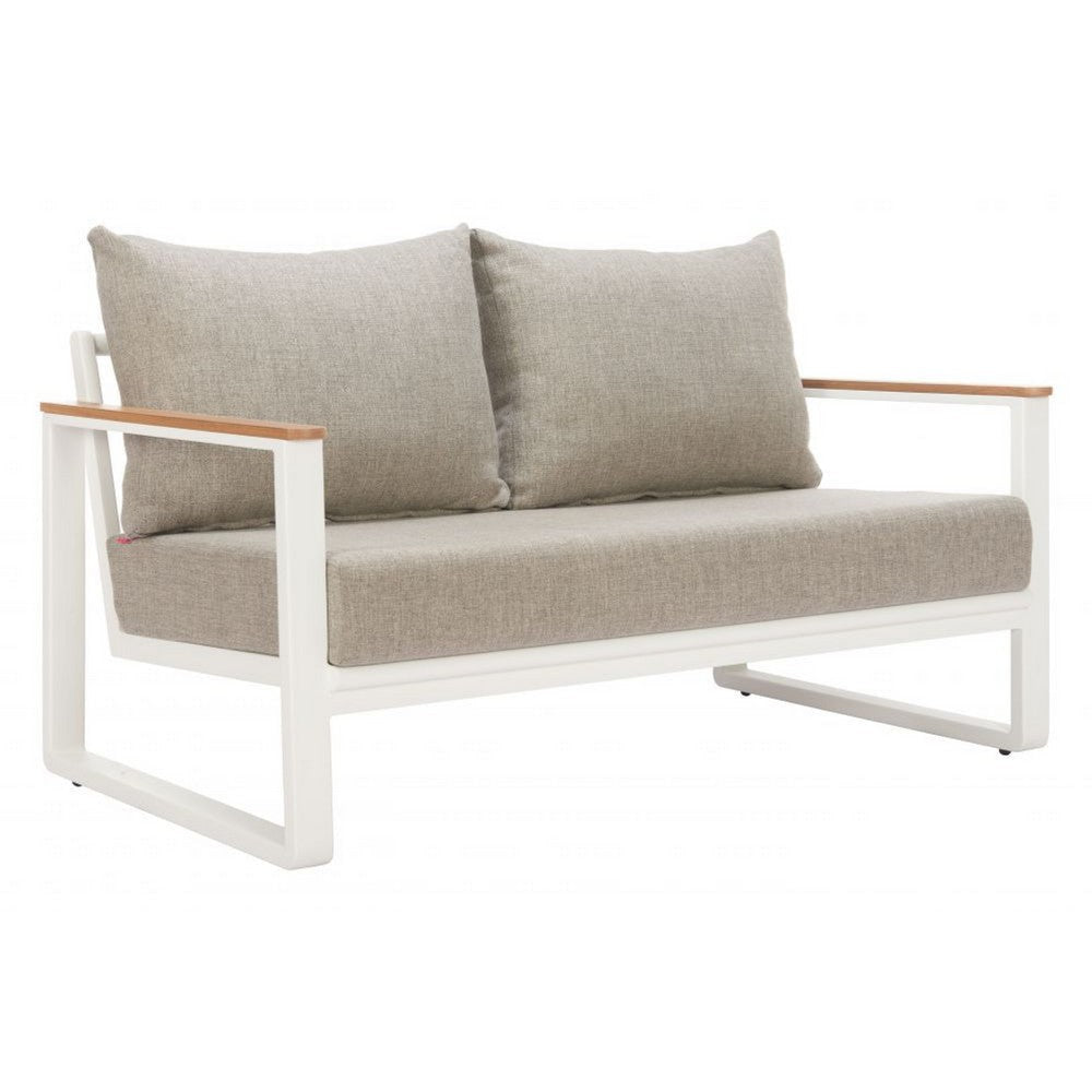 Welt Sofa Taupe & White
