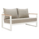 Welt Sofa Taupe & White