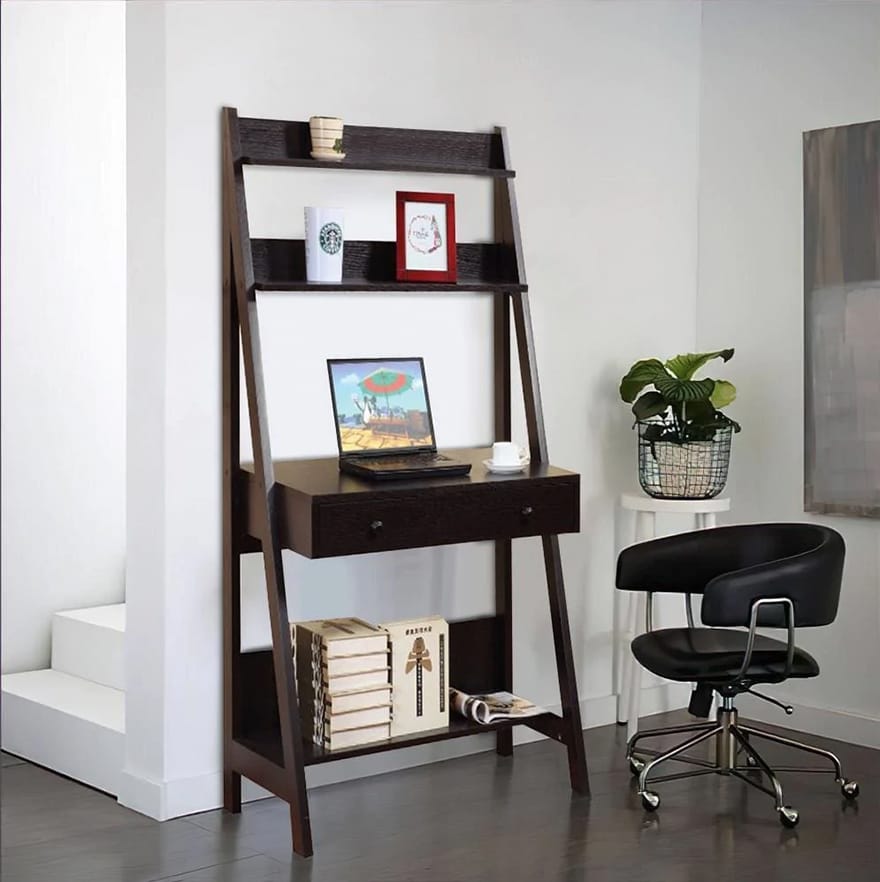 61 Inch Wooden Ladder Desk 61 Inch Wooden Ladder Desk