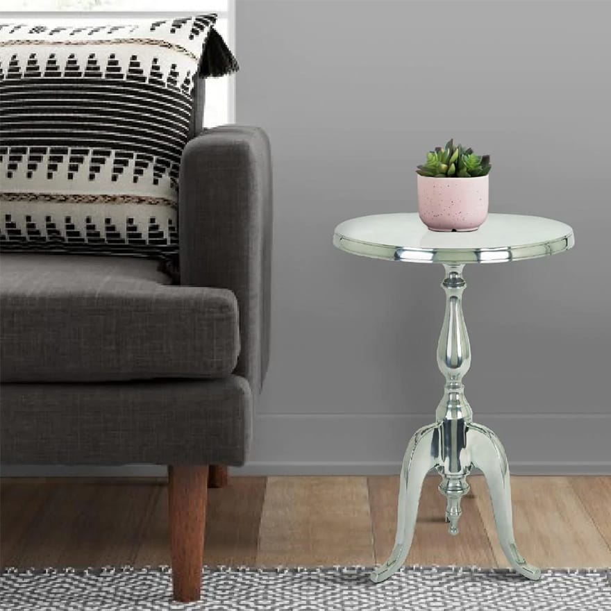 16 Inch Modern Round End Accent Table 16 Inch Modern Round End Accent Table