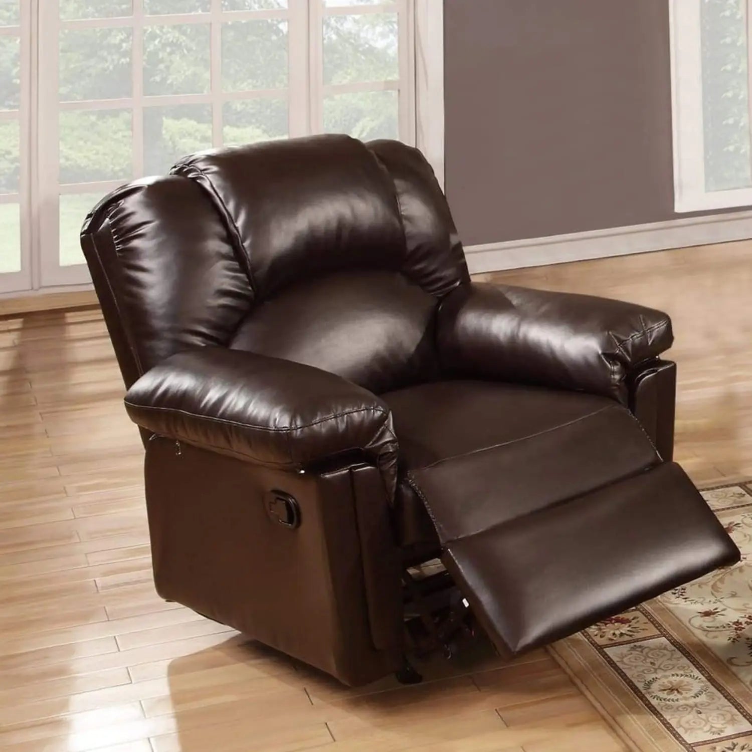 Bonded Leather Rocker