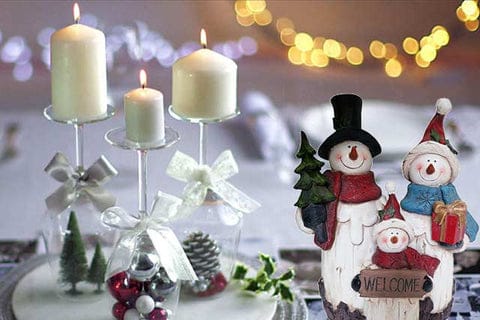 Snowman Family Statuary Snowman Family Statuary