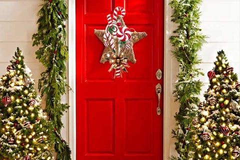 Christmas Candy Can Door Hanger Christmas Candy Can Door Hanger