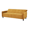 Convertible Sofa Bed | 79’’ | Tufted Cushions | Yellow BM285049