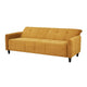 Convertible Sofa Bed | 79’’ | Tufted Cushions | Yellow BM285049