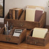Wood Box Set | 19", 13", 10" | Fir with Handles | Brown