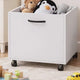 Storage Box | 20" | Caster Wheels | Set of 2 | White