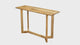Nina Console Table | 48" Rectangular Top | Open Frame with Trestle Base | Natural Brown Mango Wood By The Urban Port