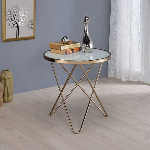 Cappuccino Bentwood 2Pcs Nesting Table Set