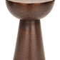 31333 Vintage Inspire Metal Bronze Stool -Benzara 31333