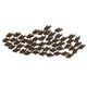 Attractive Metal Fish Wall Decor In Bronze 68744