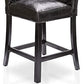 Bahamas Corner Counter Height Chair Black By Casagear Home FOA-CM3427PC-C