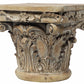 Aesthetic Resin Decorative Pedestal, Brown By Casagear Home