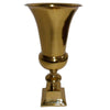 Small Gold Finish Aluminium Vase By Casagear Home