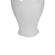 Decorative Porcelain Ginger Jar with Finial Lid Large White By Casagear Home ABH-AV69774