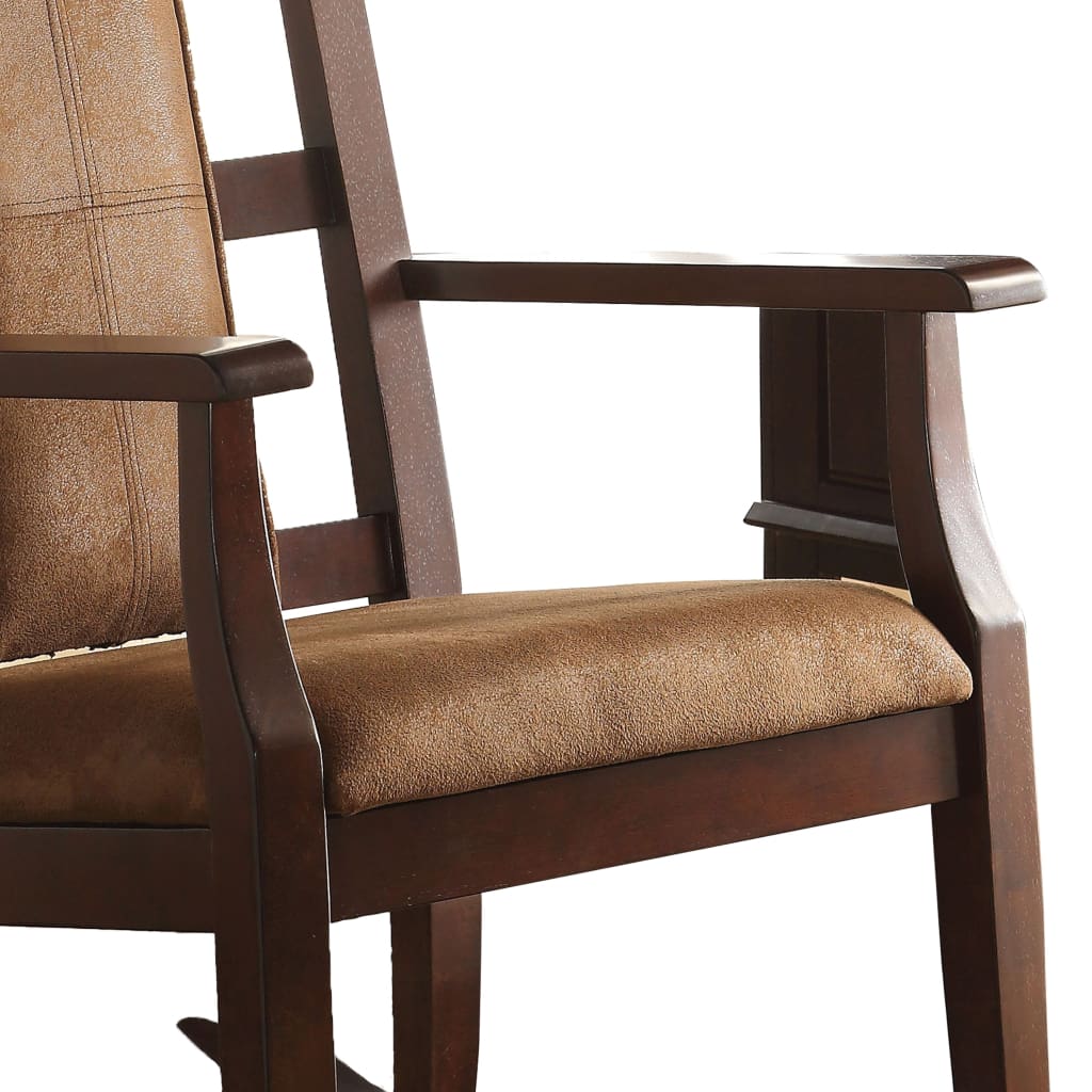 Butsea Wooden Rocking Chair Brown AMF-59378