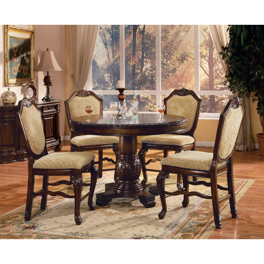 Alluring Counter Height Table, Espresso Brown By Casagear Home