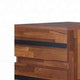 Two Drawers Wooden End Table with Angled Leg Support Brown and Black - ACME AMF-80622