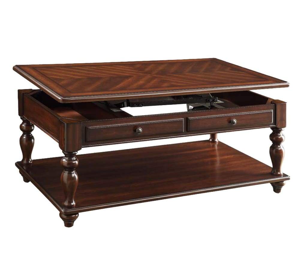 Stunning Coffee Table with Lift Top Walnut Brown AMF-82745