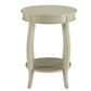 Fashionable Side Table, Antique White By ACME